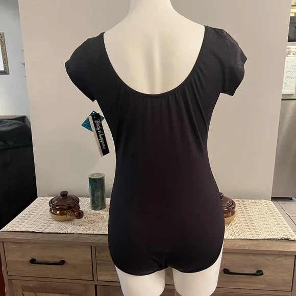 NWT dance body wrappers black bodysuit - Picture 4 of 4